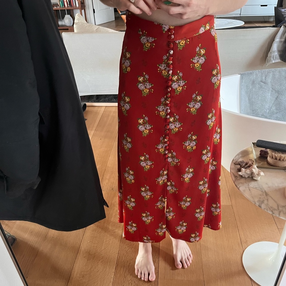 Zara satin maxi